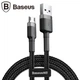 Кабель USB Baseus Cafule MicroUSB 1.5A 2m, Gray+Black (CAMKLF-CG1) - изображение 1