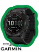 Титановые часы с фонарем и солнечной батареей Garmin Fenix 7X Sapphire Solar DLC (010-02541-11) темно-серые с силиконовым ремешком - изображение 2