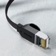 Кабель для интернета Baseus High Speed Six types of RJ45 Gigabit network (1m), Black (PCWL-B01) - изображение 6