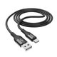 Кабель Hoco Type-C Creator silicone charging data cable X72 |1m, 3A| black - изображение 1