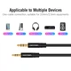 Кабель Audio Aux 3.5мм-2.5мм Vention F/F 29AWG gold-plated 1.5m Black (BALBG) - зображення 2