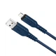 Кабель Hoco Lightning Victory charging data cable X59 |1m, 2.4A| black - зображення 6