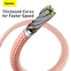 Кабель BASEUS Type-C to Lightning Dynamic Series Fast Charging Data Cable |1m, 20W| (CALD000003) - изображение 3