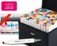 Набор маркеров Touch Smooth на спиртовой основе 120 штук + Набор акварельных маркеров Water Color Brush 20 шт - изображение 2
