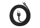 Кабель Baseus Cafule Cable USB Lightning 1м, Grey+Black (CALKLF-BG1) - зображення 2
