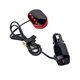 FM трансмиттер модулятор Multifunction H30BT Bluetooth USB MicroSD 2.4 А черный с красным - изображение 3