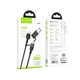 Кабель Hoco Combo 2 in 1 USB / Type-C to Type-C Moulder fast charging data cable U106 |1.2m, 5A/100W| black - зображення 4