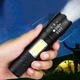 Фонарь ручной аккумуляторный XBalog Cree XPE Q5+COB 3 режима, zoom, microUSB, влагозащищенный Черный - изображение 7