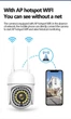 Уличная камера видеонаблюдения WIFI IP UTM PTZ 4Мп-IP66 с удалённым просмотром + Карта памяти 32Гб - изображение 3