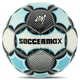 Мяч футбольный №5 CRYSTAL SOCCERMAX (№5, 5 сл., сшит вручную, Белый-голубой) (FB-7997_Белый-голубой) - изображение 1