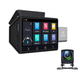 Відеореєстратор 3" 4G Sim GPS WIFI Android Bluetooth Hand Free Full HD DVR K11 Plus з камерою заднього виду - изображение 1