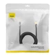 Кабель Baseus high Speed Seven types of RJ45 10gigabit network cable (round cable) |10m| black - зображення 2