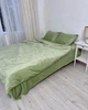 Постільна білизна плюшева полуторна Dushka Home 20731 160х215 см фісташкова - зображення 2