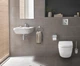 Унитаз подвесной GROHE Euro Ceramic 39206000 безободковый альпин-белый без сиденья - изображение 4