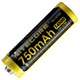 Акумулятор літієвий Li-Ion IMR 14500 Nitecore NL1475R 3.6V (750mAh, USB), захищений - зображення 1