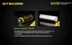 Акумулятор літієвий Li-Ion IMR 14500 Nitecore NL1475R 3.6V (750mAh, USB), захищений - зображення 8