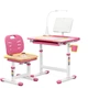 Комплект парта и стул Evo-kids Evo-17 Ergo (стол+стул+полка+лампа) Pink, Evo-17 PN Ergo - изображение 2
