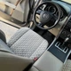 Накидка на сидіння автомобіля з алькантари Lux Великі світло-сірі стільники Преміум 1 передня - зображення 3