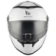 Мотошлем MT Helmets Thunder 4 SV Solid A0 Gloss Pearl White S - изображение 3