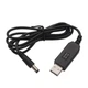 Повышающий переходник - USB кабель для роутера от повербанка. 5V в 12V, DC 2.1x5.5mm, USB 5V-->12V, 1м - изображение 3
