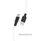 Кабель Hoco Micro USB Silicone X21 Plus |2M, 2.4A| black-red - изображение 2