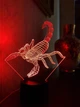 Сменная пластина для 3D светильников "Скорпион" 3DTOYSLAMP - изображение 1