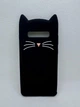 Силіконовий чохол Fashion Case Cat для Samsung Galaxy S10 Plus Чорний - зображення 1