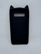 Силіконовий чохол Fashion Case Cat для Samsung Galaxy S10 Plus Чорний - зображення 3