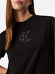 Футболка бавовняна жіноча Calvin Klein Jeans J20J224791-BEH S Чорна (8720639226955) - зображення 4