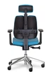 Офісне крісло Mealux Tempo Duo Blue (обивка блакитна однотонна/еко шкіра), Y-551 KBL Duo - зображення 4