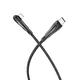 Кабель Hoco Type-C to Lightning Rally U84 |1.2m, 3A, PD/18W| black - изображение 1