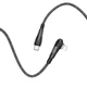 Кабель Hoco Type-C to Lightning Rally U84 |1.2m, 3A, PD/18W| black - изображение 4
