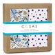 Набор пеленок Cosas FLOWERS Бязь 80x100 см 2 шт (4822052227411) - изображение 1