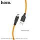 Кабель Hoco Micro USB Silicone X21 Plus |1m, 2.4A| black-blue - изображение 4