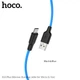 Кабель Hoco Micro USB Silicone X21 Plus |1m, 2.4A| black-blue - изображение 2
