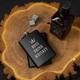 Фляга "Boss drink whiskey", английский, Деревянная подарочная коробка с гравировкой - изображение 2