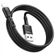 Кабель Hoco Lightning Victory charging data cable X83 |1m, 2.4A| black - изображение 4