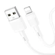 Кабель Hoco Lightning Victory charging data cable X83 |1m, 2.4A| black - изображение 7