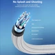 Кабель HDMI M - M, 3.0 м, V2.0, 4K 60Гц, обплетення, Silver Metal Type Vention - зображення 6