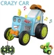 Весёлый Трактор на Радиоуправлении Crazy Jumping Car /На пульте управления /Танцующий Синий Трактор - изображение 1
