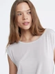 Футболка женская Calvin Klein 653723331 XL Серая (1159809229) - изображение 3