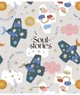 Набір 5шт зошит з принтом Soul Stories (тиснення) Зошит у клітинку 80 арк Genius 3202 4823088226508 - зображення 4