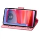 Чохол-книжка з малюнком UniCase Butterfly Pattern для Motorola Edge 50 Fusion - Pink - зображення 3
