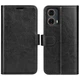 Класичний чохол-книжка Deexe Wallet Style для Motorola Moto G85 - Black - зображення 1