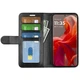 Класичний чохол-книжка Deexe Wallet Style для Motorola Moto G85 - Black - зображення 2