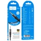 Кабель HOCO Spirit transparent AUX audio cable UPA27 |1.2M| Колір Grey - изображение 2