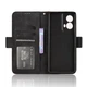 Чехол-книжка с кармашками Deexe Wallet Stand для Motorola Moto G85 - Black - изображение 5