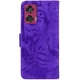 Чехол-книжка Deexe Tiger для Motorola Edge 50 Fusion - Purple - изображение 6