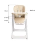 Стільчик для годування Caretero Megalo Beige - зображення 7