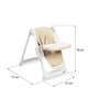Стільчик для годування Caretero Megalo Beige - зображення 9